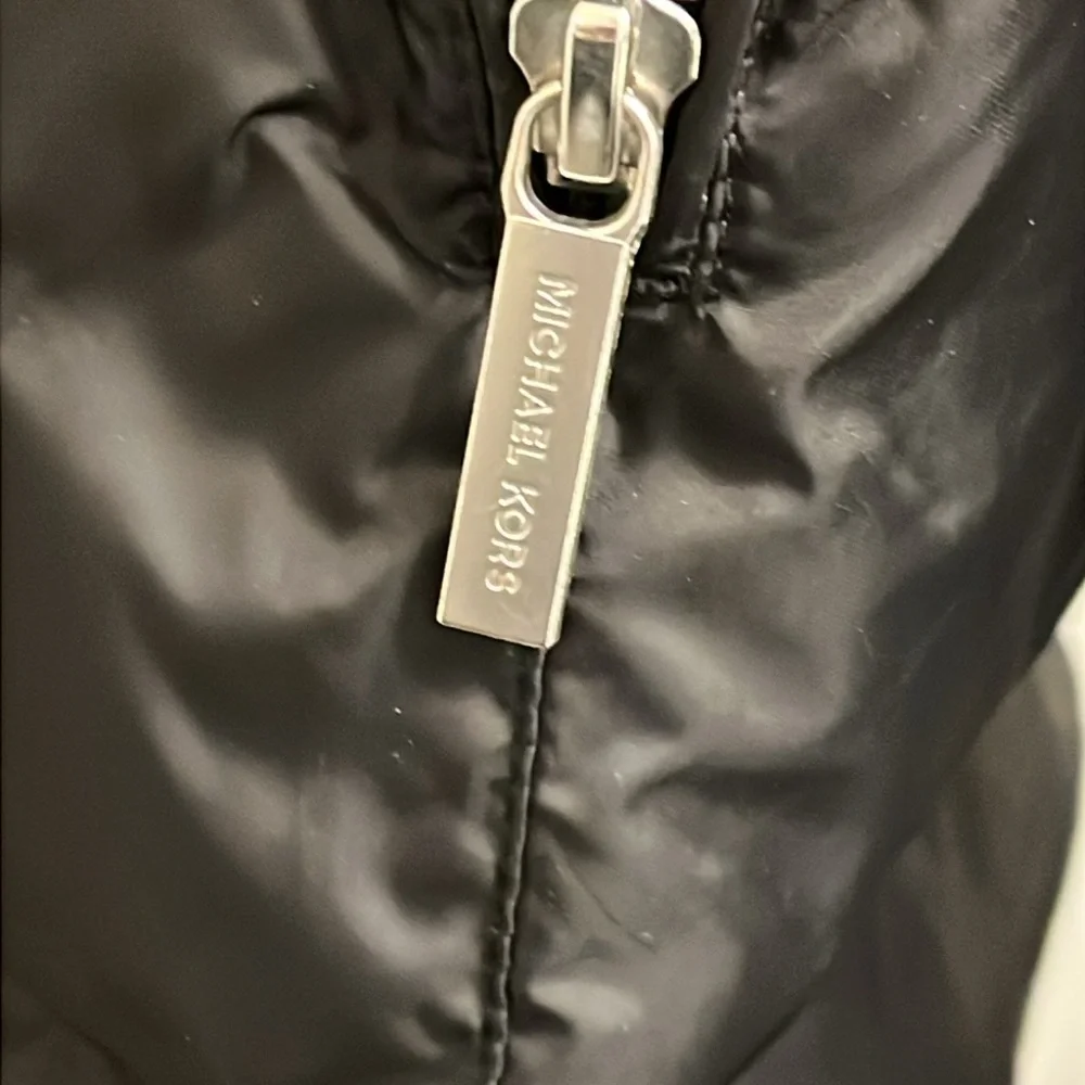 Michael Kors 3/4 Puffer Jacket Black used Womens Size XL